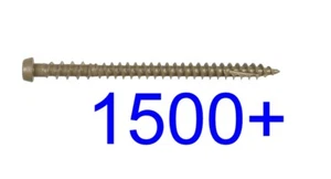 Simpson Deck-Drive DCU234GR01MB #10 x 2-3/4-Inch Hand-Drive Composite Deck Screw - Picture 1 of 6