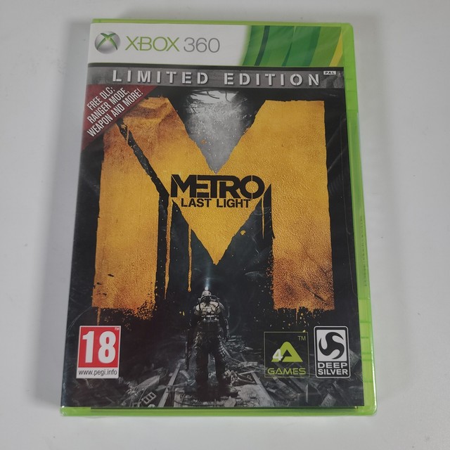 metro last light edicao limitada com dlc - jogo xbox 360 - Retro Games