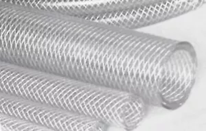 PVC HOSE CLEAR BRAIDED FOOD GRADE   2" (52mm) bore choose length      PVC2000R - Picture 1 of 1