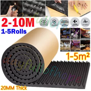 10M Acoustic Wall Panel Tiles Studio Sound Proofing Insulation Foam Thicken Pads - Picture 1 of 25