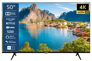 Telefunken XU50L800 50 Zoll Fernseher 4K UHD Dolby Vision HDR Smart TV gebraucht - Bild 1 von 8