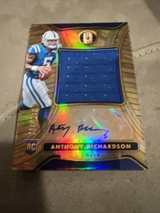 2023 Gold Standard Anthony Richardson Rookie Jumbo Patch Auto /149 RPA