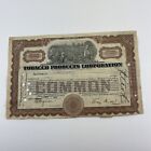 1926 Tobacco Products Corporation 10 Common Shares