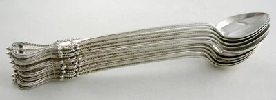 Sterling Towle OLD COLONIAL (1895) cucharas de té heladas (juego de 10) Foto 1 de 4