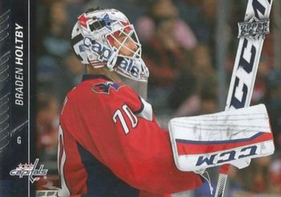 #438 Braden Holtby - Washington Capitals - 2015-16 Upper Deck Hockey - Image 1 of 1