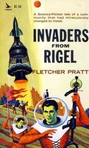 Invaders from Rigel by Fletcher Pratt / 1960 Science Fiction Paperback - Imagen 1 de 1