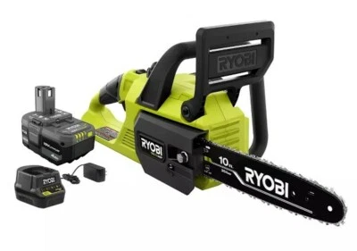 RYOBI CANADA 18V 10-inch Brushless Lithium-Ion Cordless Chainsaw Kit - Image 1 of 4