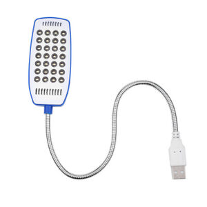 SL (blau) Haofy USB Leselampe mit 28 LED Leuchten Ein/Aus Schalter flexibel