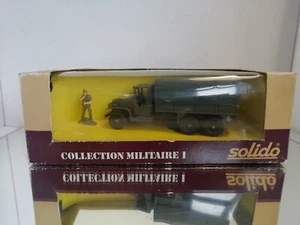 SOLIDO 6032 MILITARE US ARMY GMC TRANSPORT SCALA 1:43 QUASI NUOVO IN SCATOLA - Foto 1 di 10