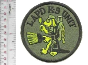 Parche de oficial de unidad canina y equipo de perros K-9 PD California Departamento de Los Ángeles - Imagen 1 de 1