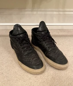 Filling Pieces Mid Top Python Skin Black - Picture 1 of 7