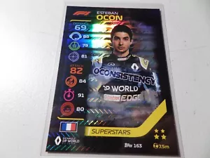 2020 Topps F1 Turbo Attax Superstars Esteban Ocon #163 Rookie RC Holo-Foil - Picture 1 of 1