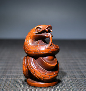 Snake Wooden Antique Chinese Figurines & Statues for sale | eBay