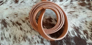 Lederriemen Schwertgürtel Fettleder Gürtelriemen Latigo Riemen natur Breite 3cm - Bild 1 von 2