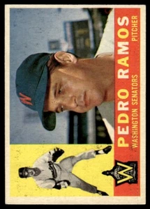 1960 Topps Baseball Card Pedro Ramos Washington Senators #175 - Picture 1 of 2