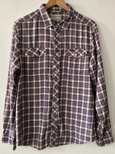 Craghoppers Mens Shirt Long Sleeve Check Solarshield Size Medium Red Blue - Picture 1 of 11
