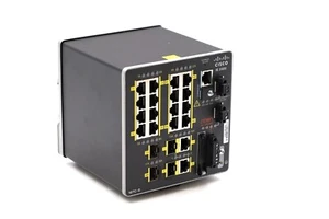 Cisco IE 2000 16-Port 10/100 Managed Industrial Switch P/N: IE-2000-16TC-G-L - Picture 1 of 4