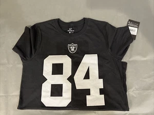 The Nike Tee Dri-Fit T Shirt Kids Large 14-16Black Short Sleeve Raiders 84 Brown - Picture 1 of 10
