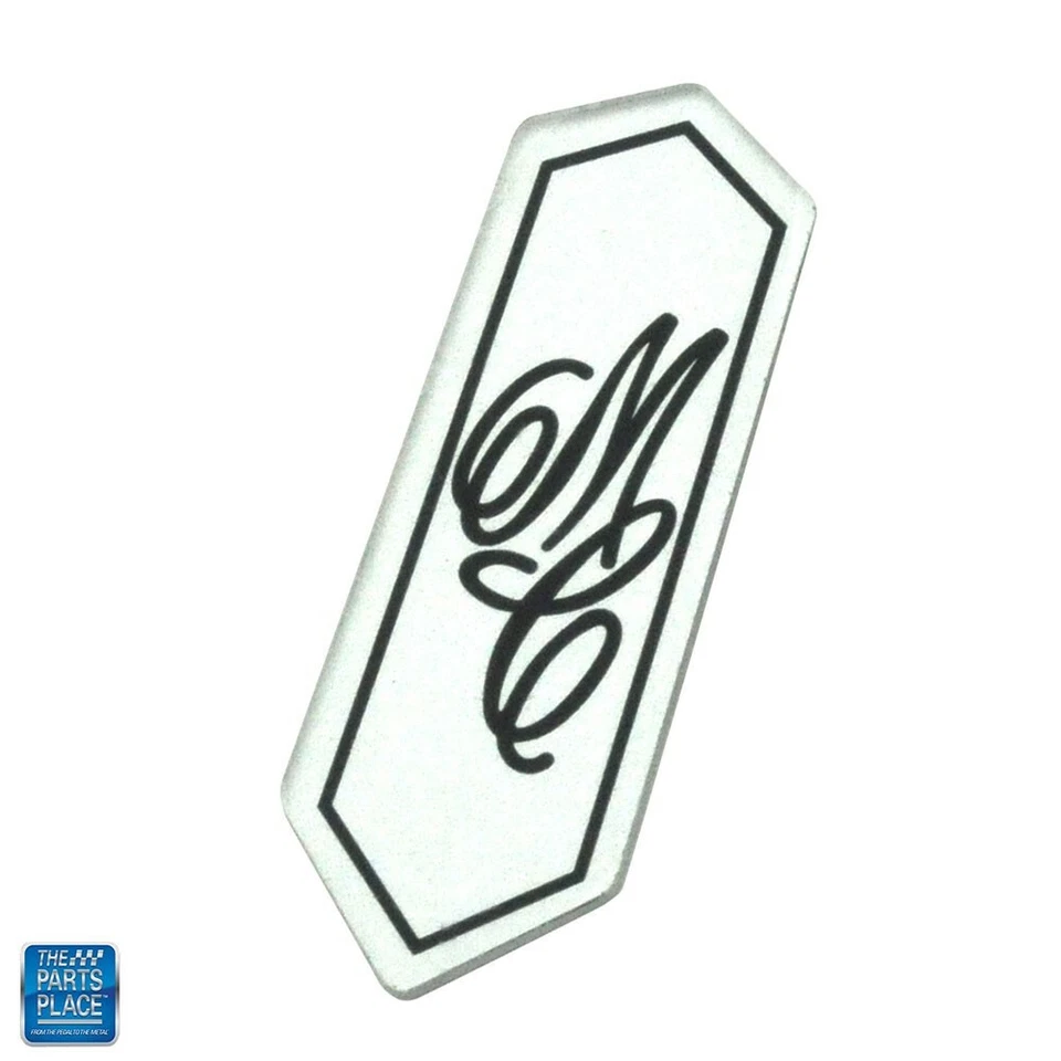 1972 Chevrolet Monte Carlo OE Hood Spear Ornament Emblem Insert - Image 1 of 1