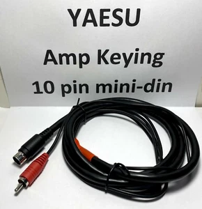 YAESU FTDX10 FTDX1200 FT-950 10-PIN MINI-DIN cable amplifier keying FT-450 - Picture 1 of 2