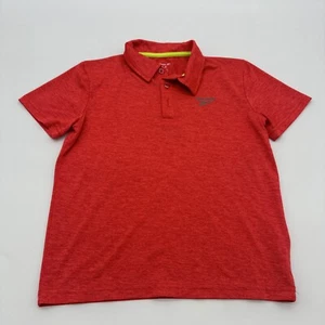 Reebok Polo Youth Girl Size 7-8 Orange Solid Logo..#11472 - Picture 1 of 8