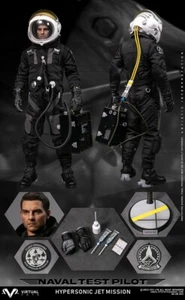 1/6 VTS TOYS VM053 US NVAY Hypersonic Jet Mission Naval Test Pilot Action FIGURE - Picture 1 of 9