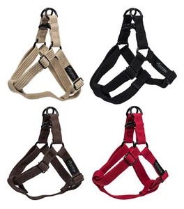 Cotton Tape Dog Puppy Step In Harness Gor Pets Adjustable Comfort Lightweight - Picture 1 of 18