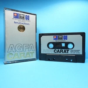 🔴 1x AGFA CARAT ferrum+chrom 60 * Type 3 * Tape Cassette Kassette *NEW* 1978 - Picture 1 of 3