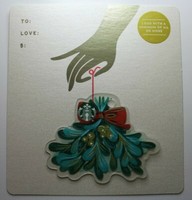 Starbucks Card #6157 Poinsettia RareMarker 2018