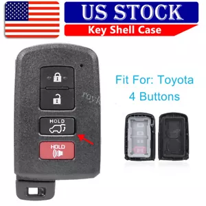 Replacement For 2013 2014 2015 2016 2017 2018 Toyota RAV4 Smart Key Shell Case - Picture 1 of 9