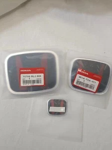 3 piezas insignia de emblema del volante delantero + trasero + negro y rojo para Accord 4DR 2018-2021 - Imagen 1 de 4