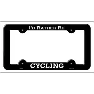 Fahrrad Neuheit Metall Kennzeichenrahmen - Bild 1 von 1