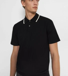 Theory Men's Goris Tipped Knit Polo Size XS - Picture 1 of 6