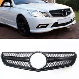 1x Black Front Grill Grille Mesh For Mercedes-Benz E coupe 2 Door W207 2009-2013 - Bild 1 von 6