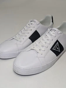 Guess Men's Paschal Casual Low-Top Lace-Up Sneakers, Black/White, 13 M - Picture 1 of 10