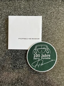 PORSCHE OFFICIAL 100th ANNIVERSARY FERRY PORSCHE GEBURTSTAG TUCH PATCH NEU - Bild 1 von 2