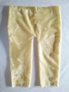 100% Pure Latex Rubber transparent Long Boxer Shorts/Pants Tight 0.4mm - Picture 1 of 2