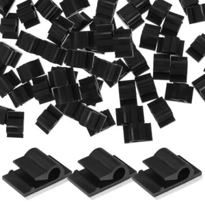 50 Pcs Linecard Klemmen Kabel Halter Selbstklebender Kabelhalter - Photo 1/12