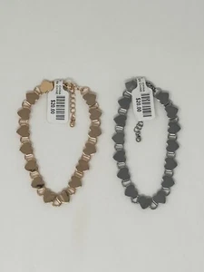 Tobillera Free People Metal Heart nueva con etiquetas $20 - Imagen 1 de 12