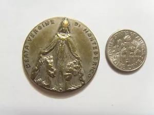 Scarce Antique catholic Saint Mary Token Beata Virgin di Monte Berico 52202 - Picture 1 of 3