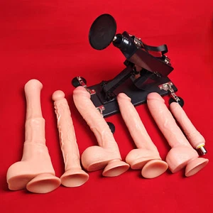 Electric Women Sex Machine Toy Fucking-Love-Masturbation- With 5 Dildos Sex Toy - Picture 1 of 60