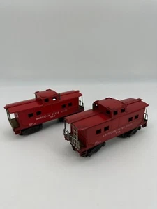 American Flyer Lines #938 S Red Lighted Caboose Lot of Two (2) Fair Condition - Picture 1 of 12