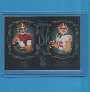 2021 Wild Card Matte Black Mac Jones Trevor Lawrence #MDG-5 Dueling Guns /149 RC - Picture 1 of 4