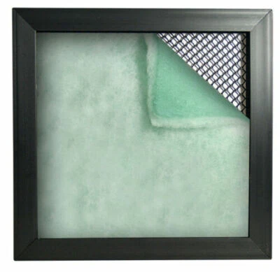 (12) Pads -N- Frame Filter Kit Green / White Polyester Media - CHOOSE SIZE - Image 1 of 3
