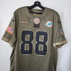 Gesicki Miami Dolphins Trikot Herren Medium Grün Nike Salute To Service #88 Neu mit Etikett - Bild 1 von 13