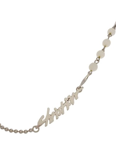 Collana Christian Dior per piatto Top SLV con perline da donna con