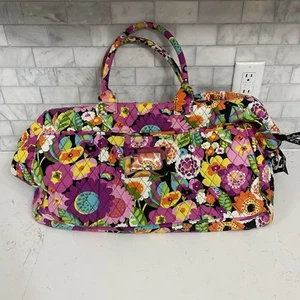 Vera Bradley Va Va Bloom Pattern X-Large Duffle Bag - Picture 1 of 9