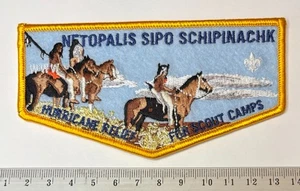 OA Lodge 209 Netopolis Sipo Schipinachk F1 Uragano Relief Longhorn Council BSA - Foto 1 di 2