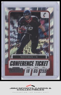 2021 Panini Contenders Draft Picks #28 Travis Kelce Conference Ticket #/199 - Image 1 of 2
