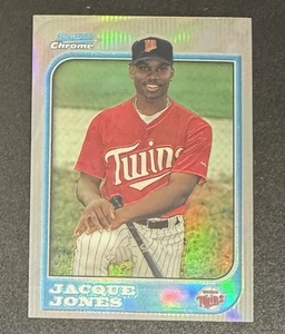 Jacque Jones 1997 Bowman Chrome ROOKIE Refractor #225 - Minnesota Twins - Picture 1 of 2